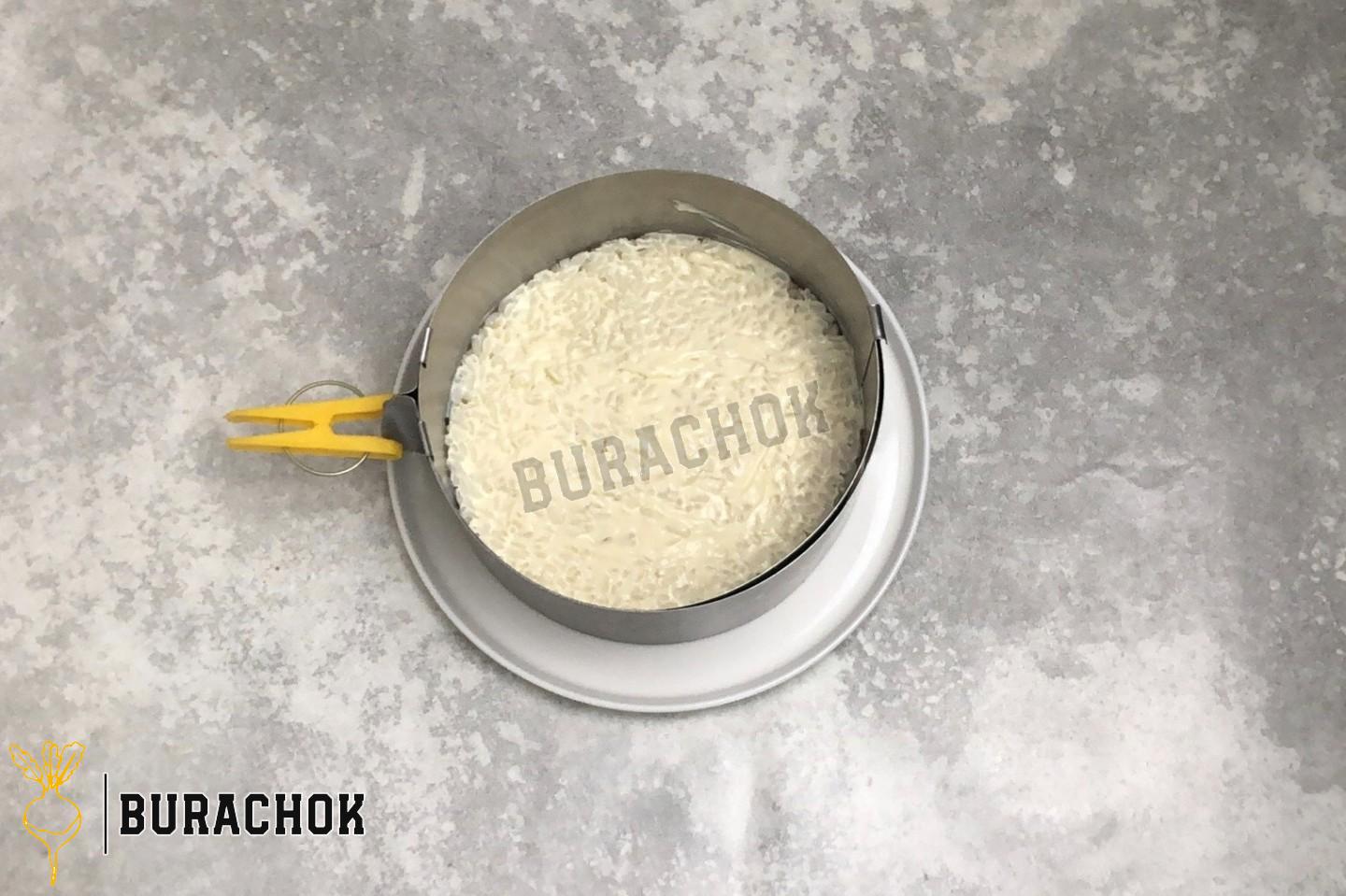 Салат Мімоза з консервами та рисом