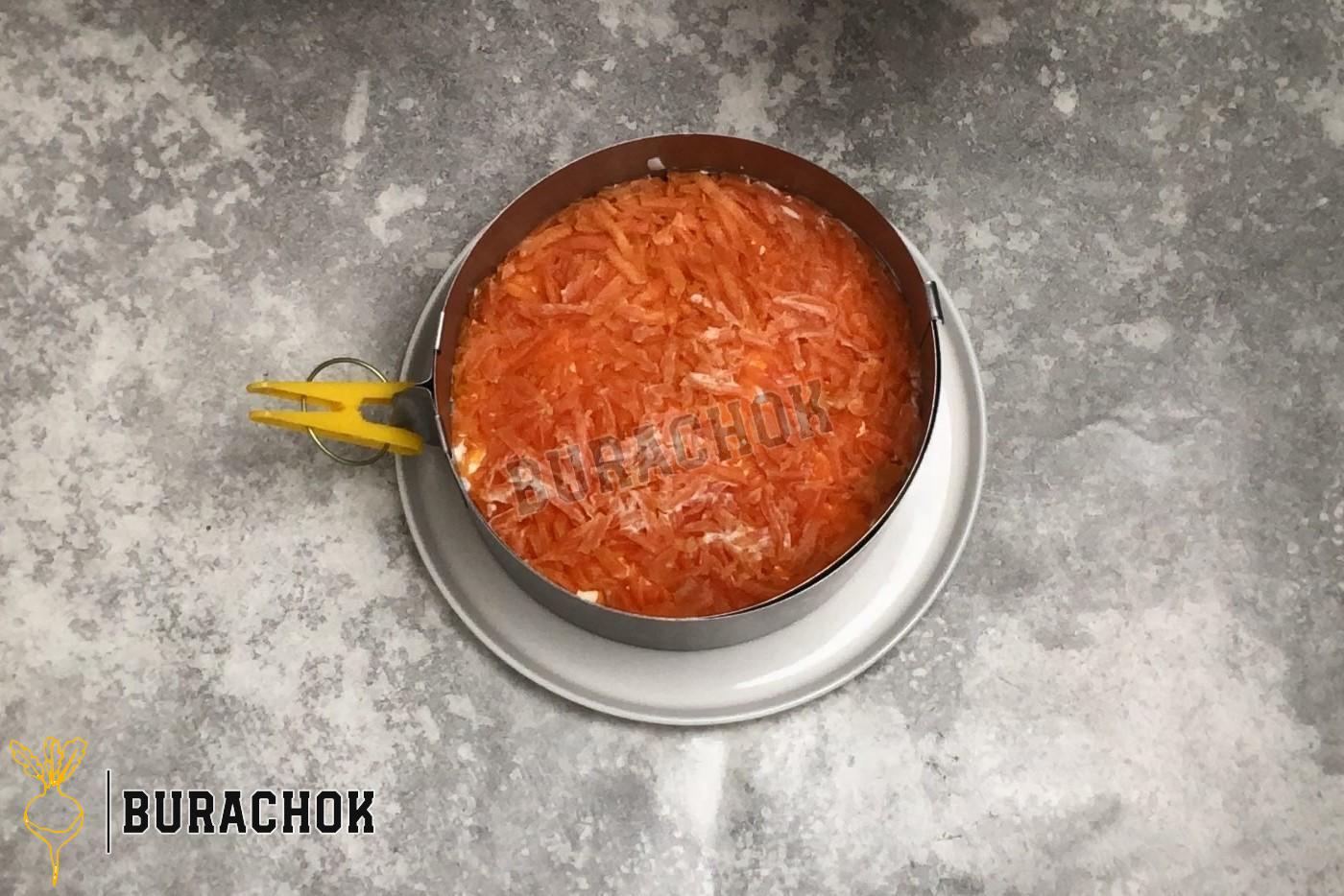 Салат Мімоза з консервами та рисом