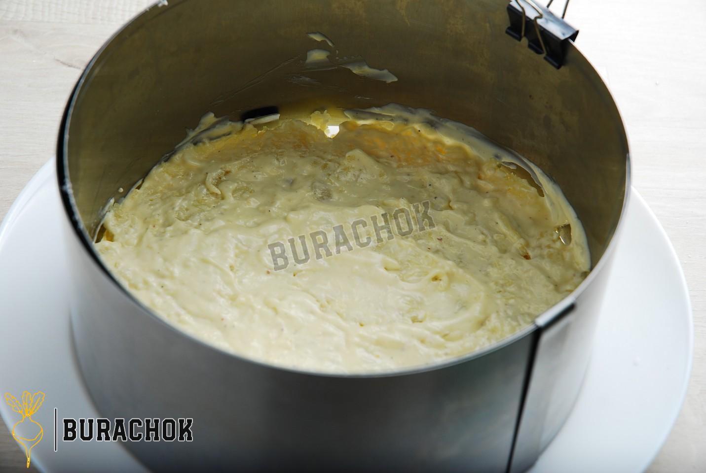 Овочевий салат: буряк, картопля, морква.