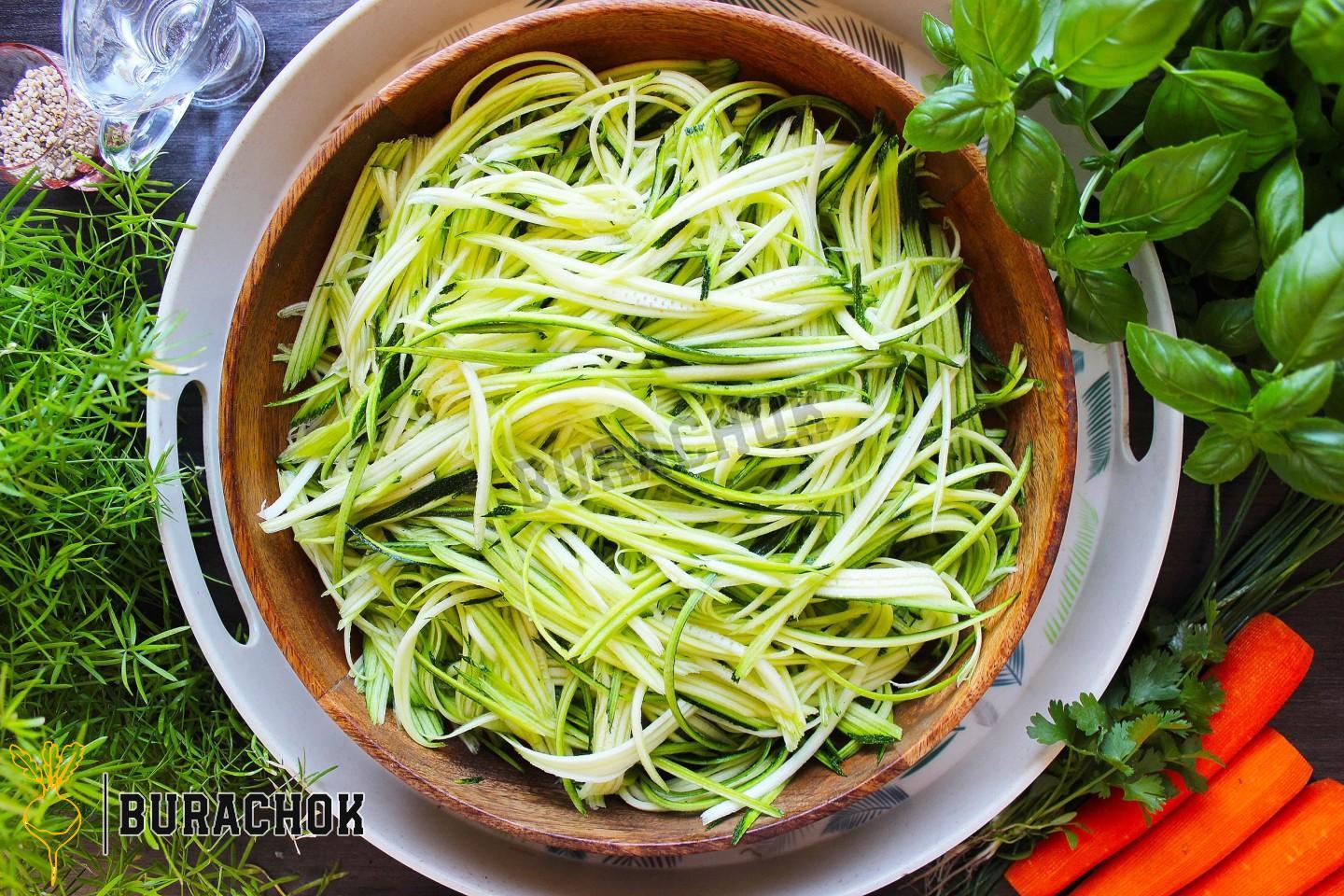 Кабачки по-корейськи швидкого приготування