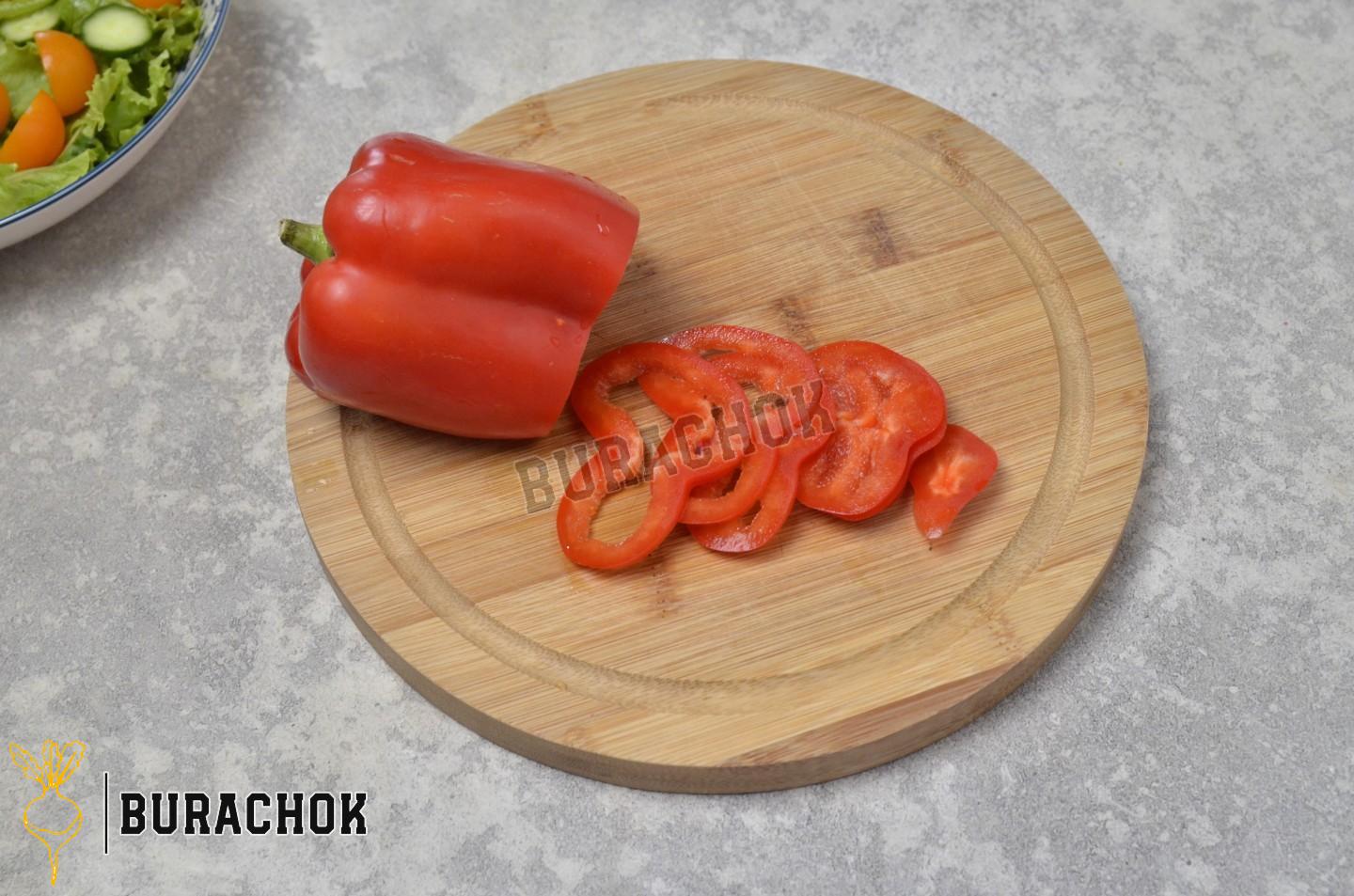 Салат з квасолею та овочами