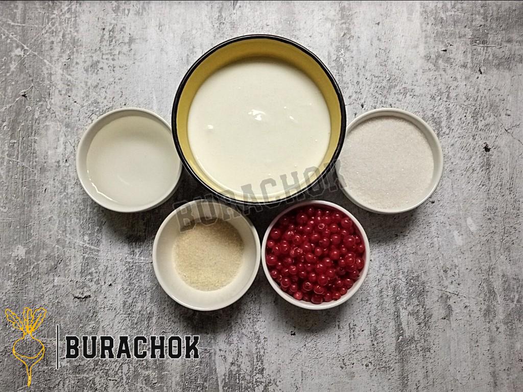Желе з желатину та сметани