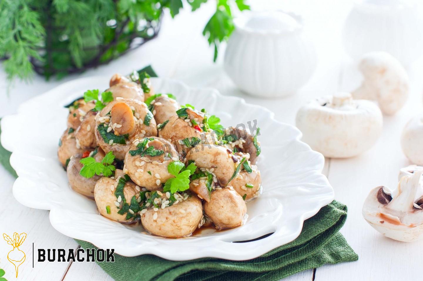 Мариновані шампіньйони по-корейськи