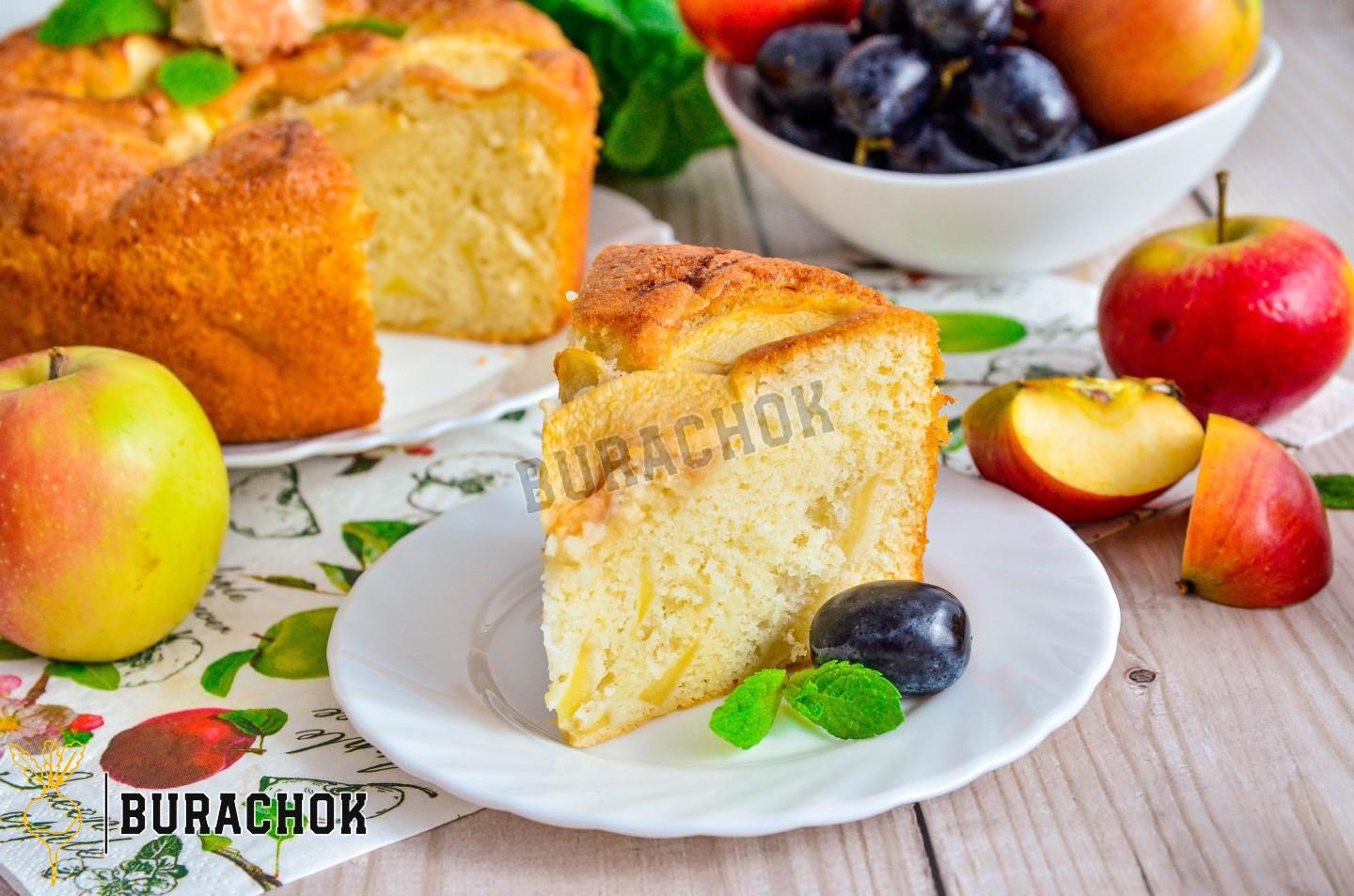 Класична шарлотка з розпушувачем