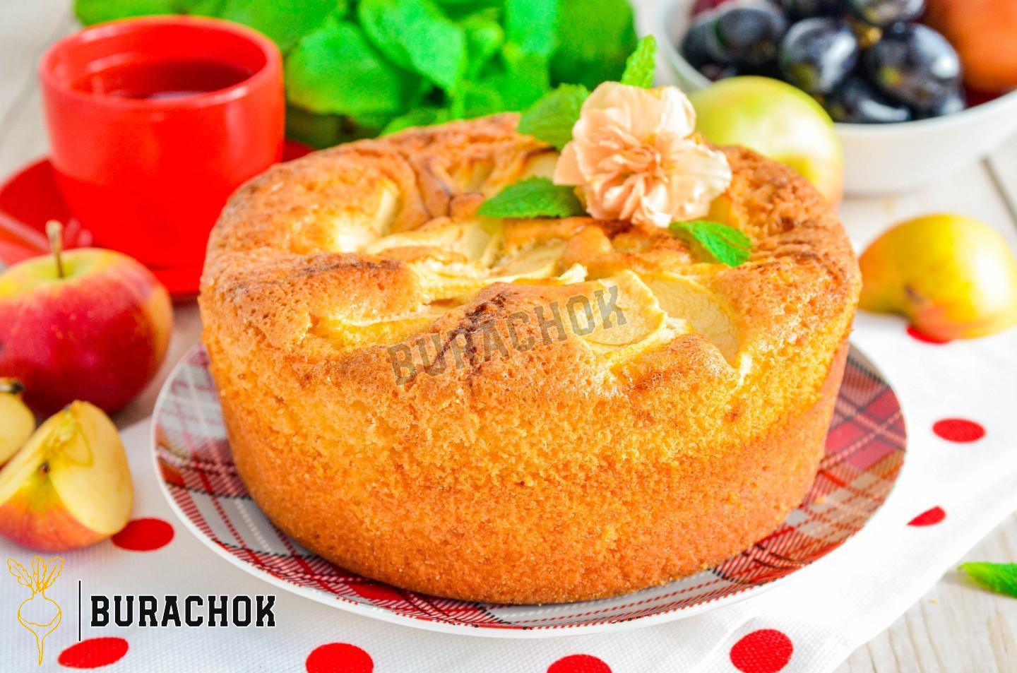 Класична шарлотка з розпушувачем